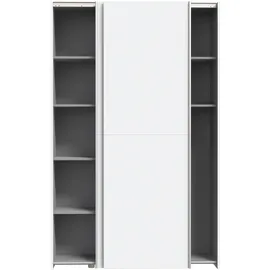 Home Affaire Ozzula Garderobenschrank 120 x 42 x 190,5 cm Weiß matt