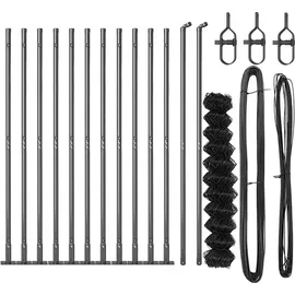 vidaXL Zaunpfosten 25 x 0,8 m Grau/Stahl