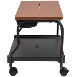 dgjmuu Fußbad Spa Wagen mit klappbarer Tischplatte und kleinen Lenkrollen, für Fußstütze Pediküre Maniküre Funiture Massage Tisch Fußstütze Stand