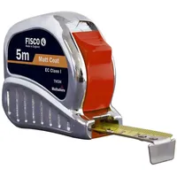 Fisco Maßband Tri-matic Silver/Red 8 m