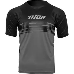 Thor Assist Shiver Fahrrad Jersey, schwarz-grau, Größe XS für Männer