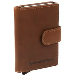 The Chesterfield Brand Wax Pull Up Kreditkartenetui RFID Schutz Leder 7 cm cognac