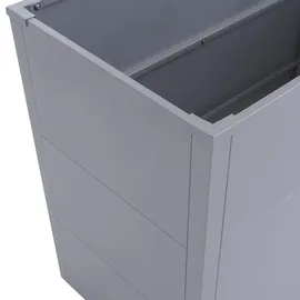 Mendler Hochbeet HWC-P64 286 x 77 x 88 cm Grau