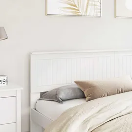 vidaXL Kopfteil Weiß Holzwerkstoff