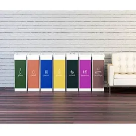 Paperflow Mülleimer 60 l Weiß