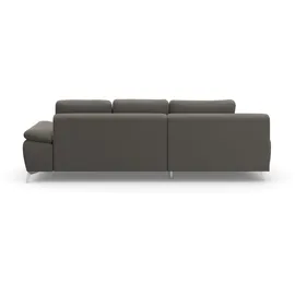 sit&more Ecksofa SIT & MORE "Latigo L-Form", grau (hellgrau), B:270cm T:163cm, Sofas, Ecksofa, mit Recamiere, wahlweise mit Bettfunktion und Bettkasten