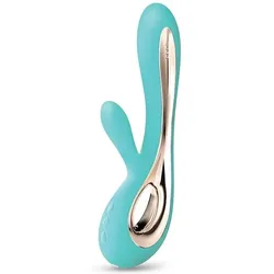 Lelo Soraya 2 Vibrator mit Klitoris-Stimulator Aqua 22 cm