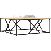 vidaXL Couchtisch Sonoma-Eiche Beige 100 x 100 x 40 cm