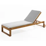prestige home living outdoor Garten-Sonnenliege 197 x 71 x 30 cm Braun
