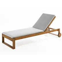 prestige home living outdoor Garten-Sonnenliege 197 x 71 x 30 cm Braun
