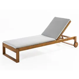 prestige home living outdoor Garten-Sonnenliege 197 x 71 x 30 cm Braun