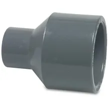 Mega Group Mega Reduziermuffe PVC-U 110/90 mm x 63 mm Klebestutzen/Klebemuffe x Klebemuffe 16 bar Grau