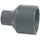 Mega Group Mega Reduziermuffe PVC-U 110/90 mm x 63 mm Klebestutzen/Klebemuffe x Klebemuffe 16 bar Grau