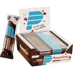 Powerbar Protein Plus Low Sugar Chocolate Brownie 16x35g - High Protein Riegel Einheitsgröße