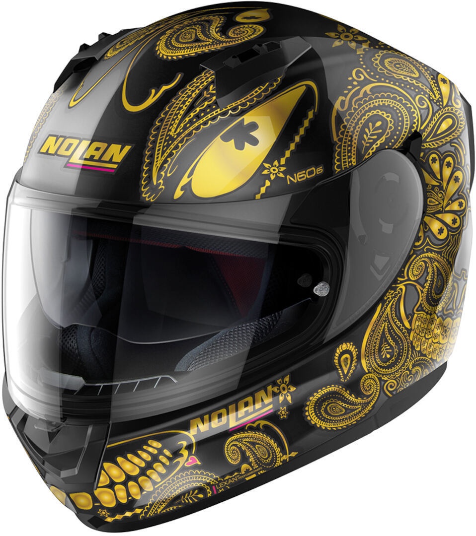 Nolan N60-6 Ritual Helm, schwarz-gold, Größe XS