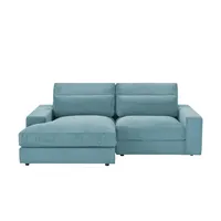 Ecksofa  Branna ¦ türkis/petrol ¦ Maße (cm): B: 232 H: 88 T: 164