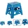 ARREGUI Kleiner Klapphocker 32 x 32 x 32 cm Blau