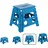 ARREGUI Kleiner Klapphocker 32 x 32 x 32 cm Blau