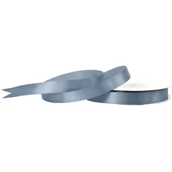 Creativery 12mm Satinband 25m Schleifenband Geschenkband Stoffband Bastelband Dunkelgrau