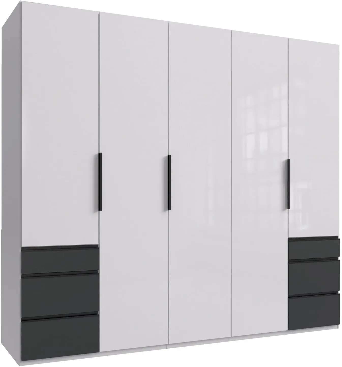 MID.YOU Drehtürenschrank LEVEL 36 - B/H/T ca. 250,00x216,00x58,00