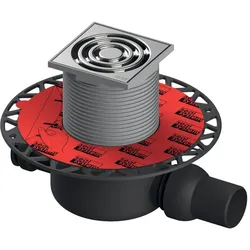 Tece drainpoint S 120 Ablaufset Norm mit Seal System Universalflansch 3601200