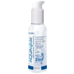 Massageöl und Gleitmittel Aquaglide Double Action 125 ml
