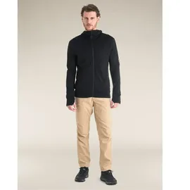 Icebreaker Merino 260 Quantum Reißverschlusspullover Herren Schwarz S