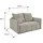 Fun Möbel SOFA 2-sitzer Morgano
