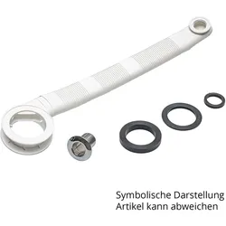 Pelipal Ab- und Überlaufgarnitur zu Sonic Mineralmarmor-Waschtisch Kompl.Ab-Überlaufgarnitur-zu-SI-MMWT550-610, Ersatzteile,