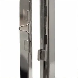 Mojawo 3er Set XXL Edelstahl Windlicht - Laternen Set 30/40/53cm