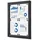 Showdown Displays Showdown® Displays Schaukasten schwarz 4x DIN A4 59,2 x 2,3 x 69,6 cm, 1 St.