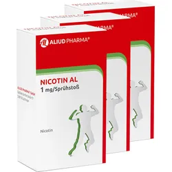 3er Set Nicotin AL 1 mg/Sprühstoß Spray z.Anw.i.d.Mundhö. 1 St