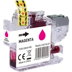 BULK LC421XLM Alternativ (Dye) Tinte Magenta für Brother / LC421XLM / 7,5ml