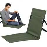 Klappbarer Strandstuhl Für Den Außenbereich – Kompakte Strandstühle Mit Rückenlehne Für Den Poolbereich, Liegestühle Für Strand, Camping, Grillen, Wandern Und Picknicks
