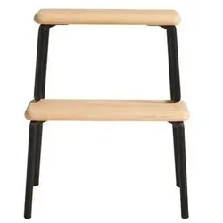 Woud - Slalom Step Stool Oak/Black