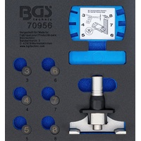BGS 70956 | Werkstattwageneinlage 1/6: Zahnriemen-Spannungsprüfer & Messwerkzeug-Satz