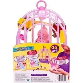 Moose Little Live Pets My Really Real Bird & Cage 11 cm Mehrfarbig