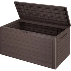 Auflagenbox Woody Braun Holzoptik 280L