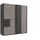 möbel-direkt.de Schwebetürenschrank Coburg 180 x 198 x 65 cm Grau