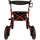 Antar Outdoor Rollator Premium mit Luftbereifung rot