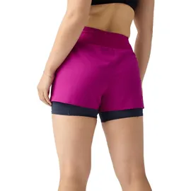 Brooks Damen High Point 3" 2-in-1 Short 2.0 pink