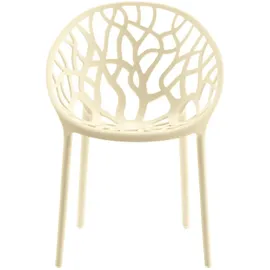 CLP Hope Stapelstuhl 59 x 60 x 80 cm creme 2 St.