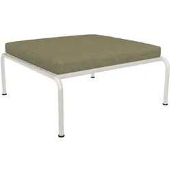 Outdoor Ottoman AVON weiß Blattgrün