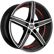mam wheels OX-18 8,5 x 19 5 x 108 ET45 Rot/Schwarz Poliert