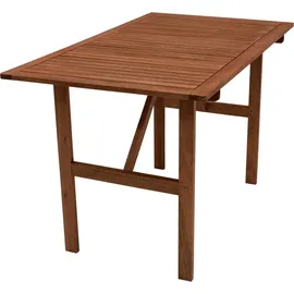 DEGAMO BRASILIA Gartentisch 120 x 70 x 73,5 cm Braun