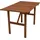 DEGAMO BRASILIA Gartentisch 120 x 70 x 73,5 cm Braun