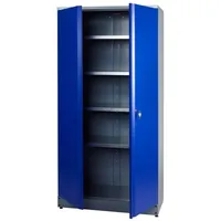 KÜPPER Hochschrank 70297, 91x180x45 cm, 2-türig, inkl. 4 Fachböden, ultramarineblau blau