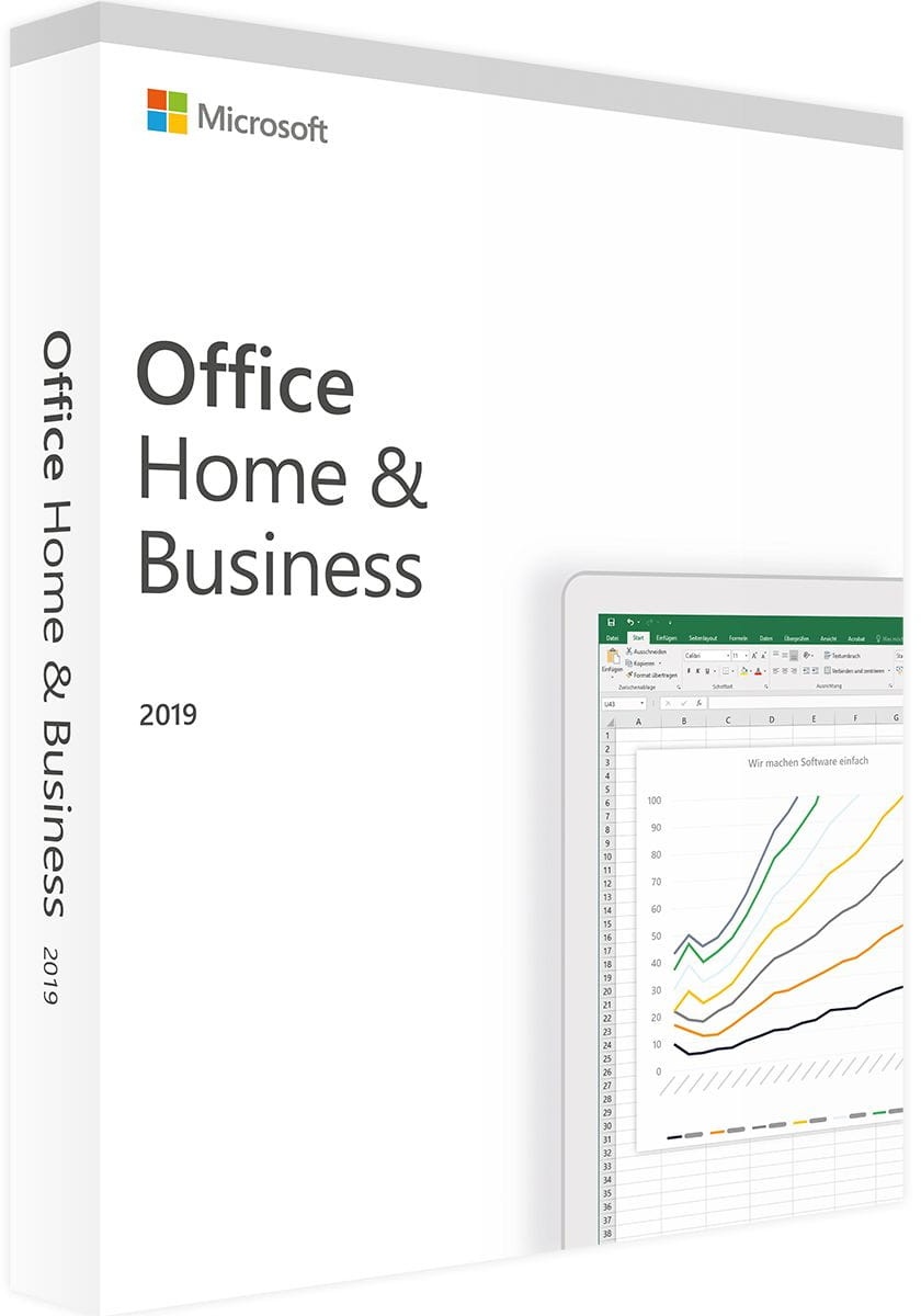 Microsoft Office 2019 Home and Business Mac, Down­load, ESD