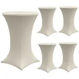 Trutzholm Stehtischhusse Beige Ø 60 cm 5er Set