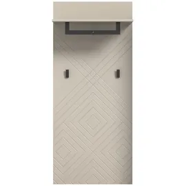 xonox.home Garderobenpaneel Notes 60 x 140 x 35 cm Sandbeige